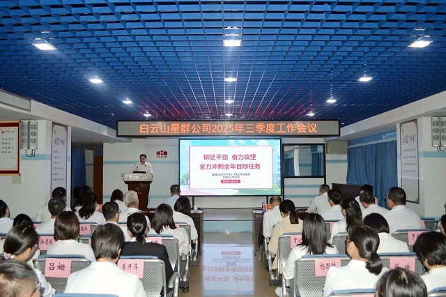 铆足干劲，全力冲刺！星群公司召开2025年三季度工作会议